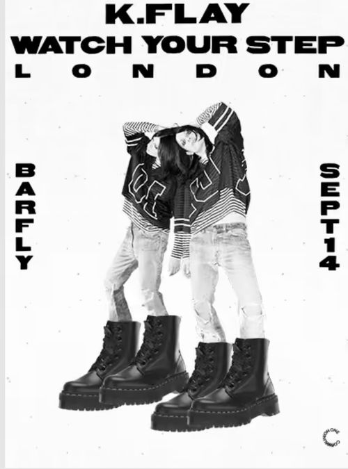 K.FLAY WATCH YOUR STEP K.Flay at Barfly on 14 September 2026 gig poster