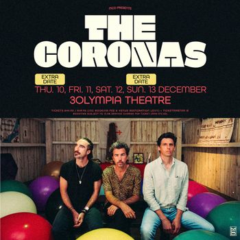 The Coronas at Olympia Theatre on 10 December 2026 gig poster