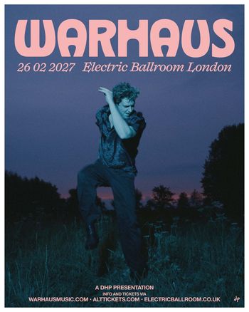 WARHAUS at Electric Ballroom on 26 February 2027 gig poster