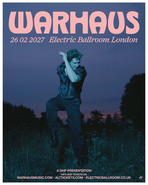 WARHAUS at Electric Ballroom on 26 February 2027 gig poster