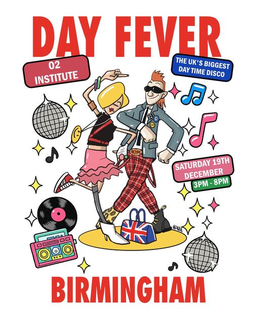 DAY FEVER at O2 INSTITUTE on 19 December 2026 gig poster