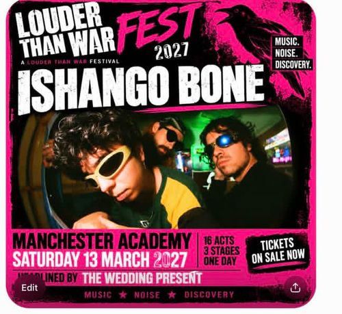 ISHANGO BONE at MANCHESTER ACADEMY on 13 March 2027 gig poster