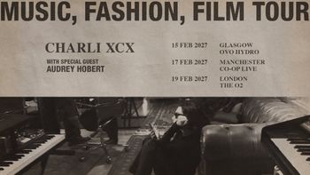 CHARLI XCX Audrey Hobert february 2027 tour poster