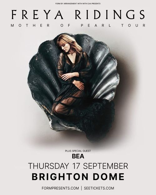 Freya Ridings - Mother of Pearl Tour Freya Ridings, Bea, Amber Run september 2026 to october 2026 tour poster
