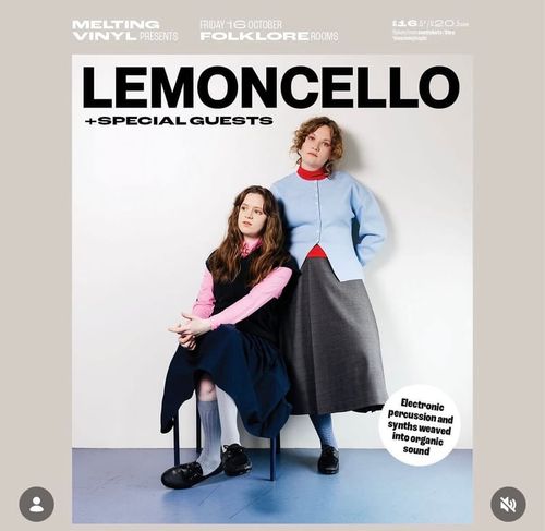 Lemoncello + Special Guests Lemoncello at The Folklore Rooms on 16 October 2026 gig poster