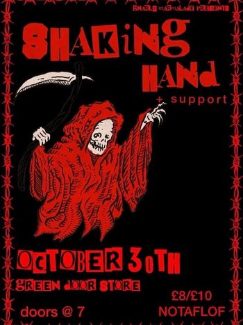 SHAKIng HAND + support Shaking Hand at Green Door Store on 30 October 2026 gig poster