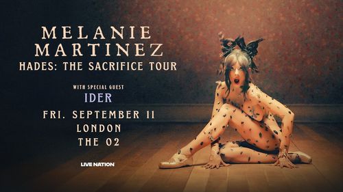 Melanie Martinez - Hades: The Sacrifice Tour Melanie Martinez, IDER september 2026 tour poster