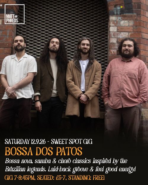 BOSSA DOS PATOS at Sweet Spot on 12 September 2026 gig poster