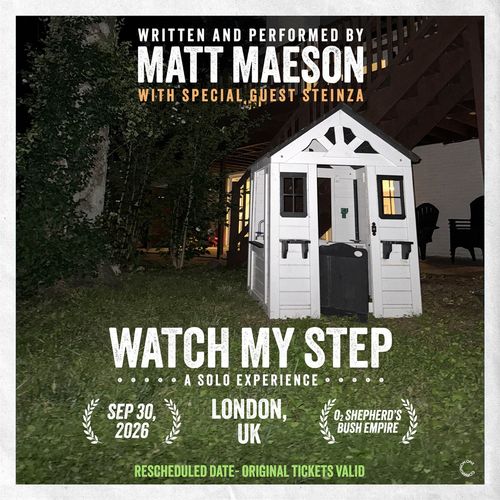 Matt Maeson Steinza at O2 Shepherds Bush Empire on 30 September 2026 gig poster
