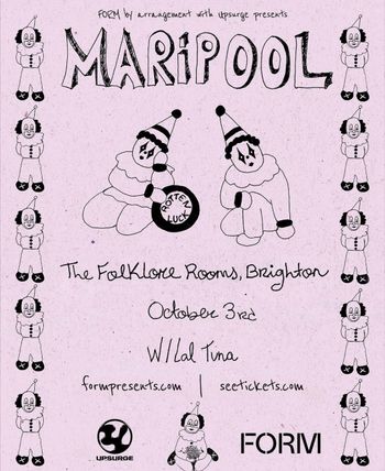 MARIPOOL Lal Tina at The Folkstone Rooms on 3 October 2026 gig poster
