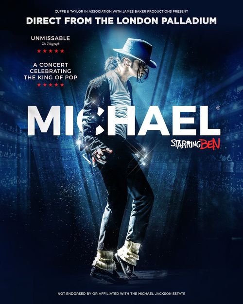 MICHAEL Starring Ben at London Palladium on 10 December 2027 gig poster