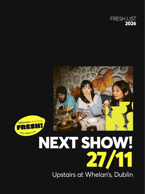 TELEKURA at Whelans on 27 November 2026 gig poster