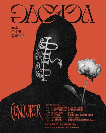GAEREA with Conjurer Gaerea, Conjurer at Islington Assembly Hall on 18 September 2026 gig poster