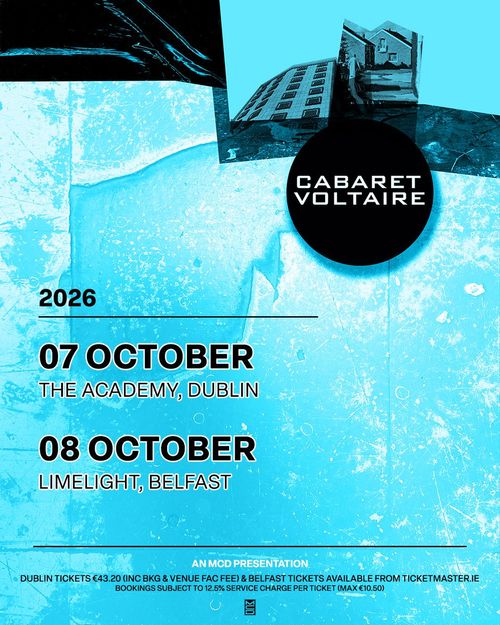Cabaret Voltaire october 2026 tour poster