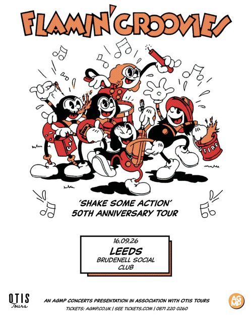 FLAMIN' GROOVIES Cyril Jordan at Brudenell Social Club on 16 September 2026 gig poster