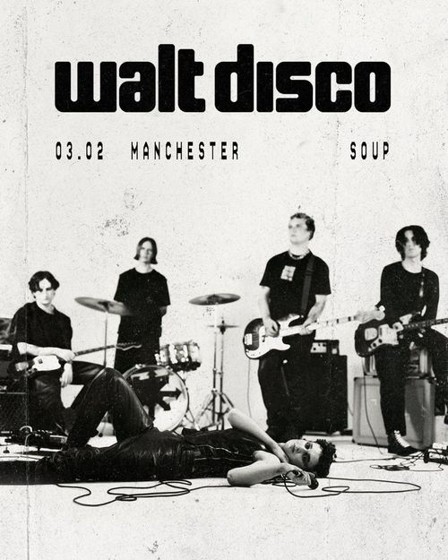walt disco at Soup on 3 February 2024 gig poster