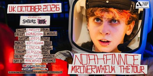 Noah Finnce MROVERWAEUM THE TOUR NOAHFINNCE, Noah Finner, Noah Finn Adams, Senses, Chloe Star october 2026 tour poster