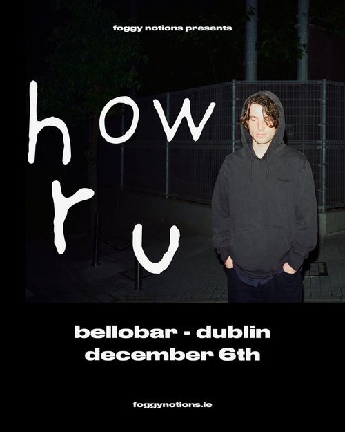 how r u at bellobar on 6 December 2026 gig poster