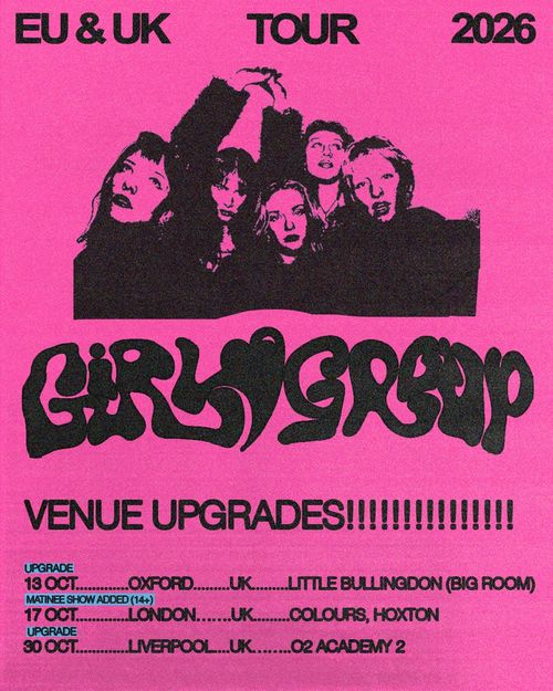 Girl Sleep EU & UK Tour 2026 Girl Sleep october 2026 tour poster