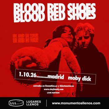 BLOOD RED SHOES at moby dick on 1 October 2026 gig poster