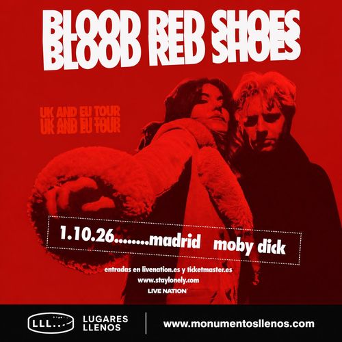 BLOOD RED SHOES at moby dick on 1 October 2026 gig poster