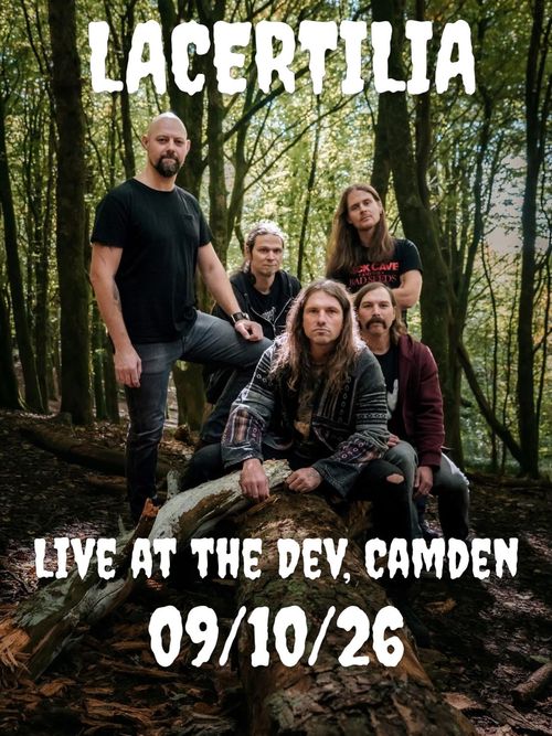 LACERTILIA at The Dev on 9 October 2026 gig poster