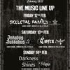 Halifax Goth Festival February 2027 Skeletal Family, Social Youth Cult, Reliqua, Darkness Shines, Redemption Zero, Denyloca, Ewfen, Inkubus Sukkubus gig poster