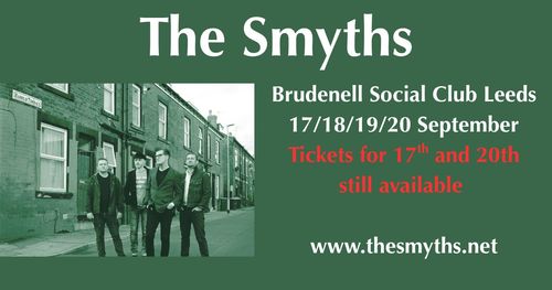 The Smyths september 2026 tour poster