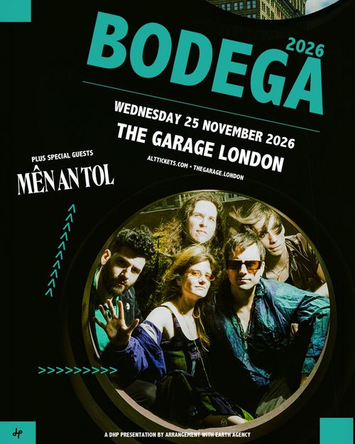 BODEGA 2026 BODEGA, Mên An Tol at The Garage on 25 November 2026 gig poster