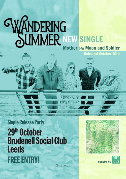 Wandering Summer - NEW SINGLE Release Party Wandering Summer at Brudenell Social Club on 29 October 2026 gig poster