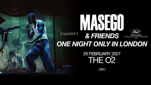 MASEGO & FRIENDS Masego at The O2 on 25 February 2027 gig poster