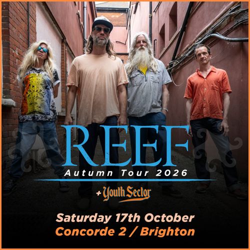 REEF Autumn Tour 2026 REEF, Youth Sector october 2026 to november 2026 tour poster