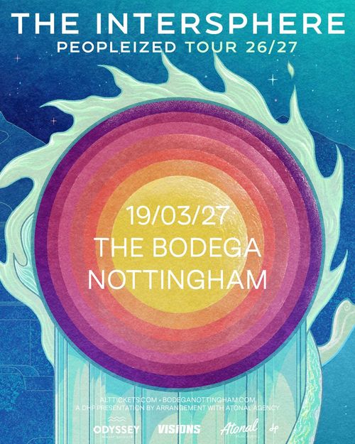 THE INTERSPHERE PEOPLEIZED TOUR 26/27 The Intersphere at THE BODEGA on 19 March 2027 gig poster