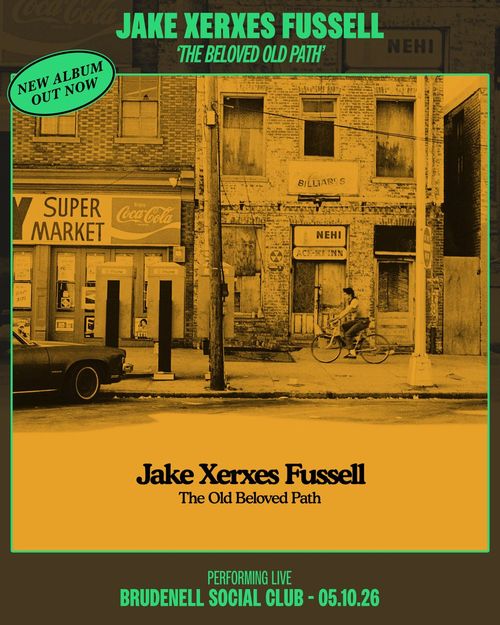 Jake Xerxes Fussell with special guest Naima Bock Naima Bock, Jake Xerxes Fussell at Brudenell Social Club on 5 October 2026 gig poster