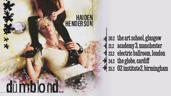 Haiden Henderson - The Dumb Blond Tour Haiden Henderson, Haiden Henderson february 2027 tour poster