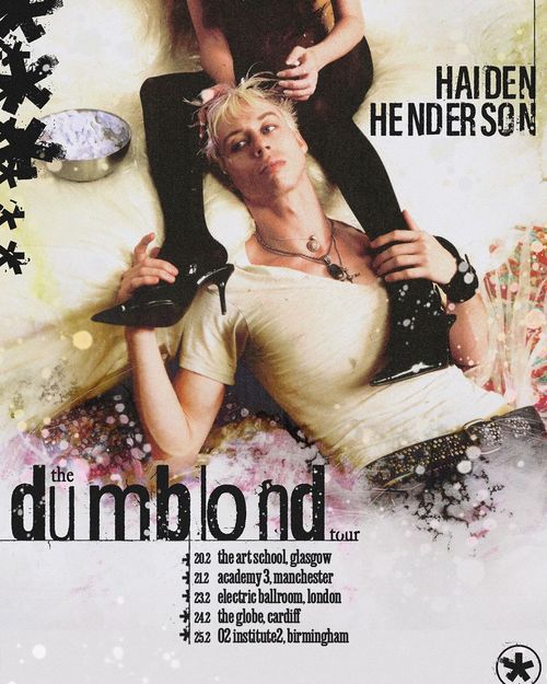Haiden Henderson - The Dumb Blond Tour Haiden Henderson, Haiden Henderson february 2027 tour poster