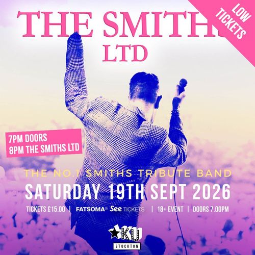 THE SMITHS LTD at KU on 19 September 2026 gig poster