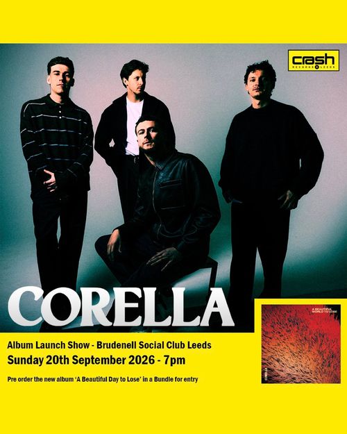 CORELLA at Brudenell Social Club on 20 September 2026 gig poster