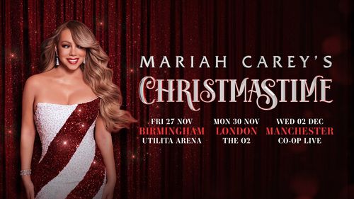 Mariah Carey's Christmastime Mariah Carey november 2026 to december 2026 tour poster