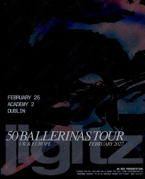 jigitz - 50 Ballerinas Tour jigitz at Academy 2 on 25 February 2027 gig poster