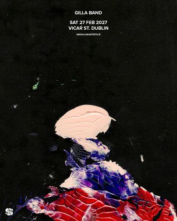 GILLA BAND at Vicar St. on 27 February 2027 gig poster