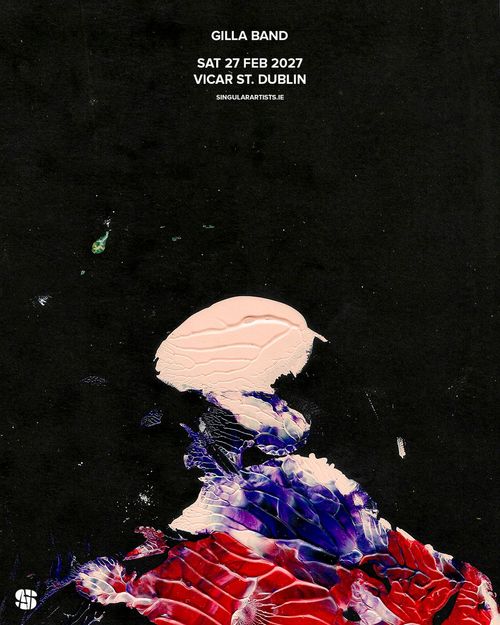 GILLA BAND at Vicar St. on 27 February 2027 gig poster