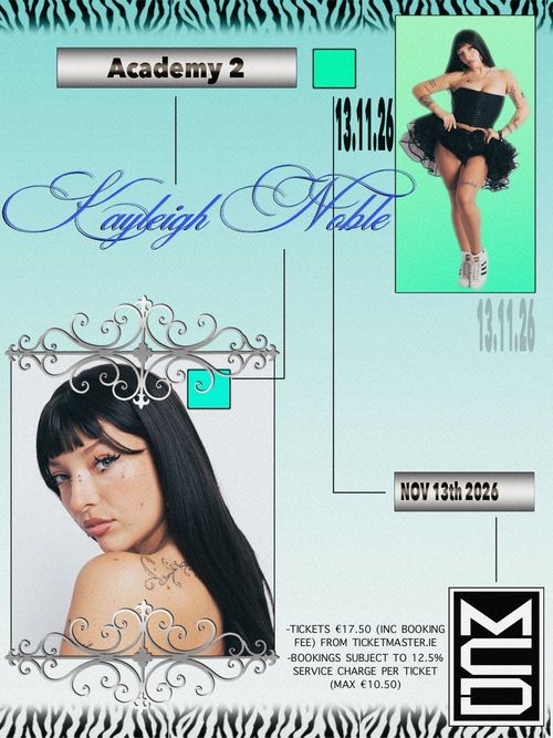 Kayleigh Noble at Academy 2 on 13 November 2026 gig poster