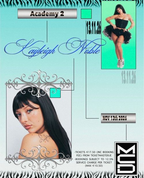 Kayleigh Noble at Academy 2 on 13 November 2026 gig poster