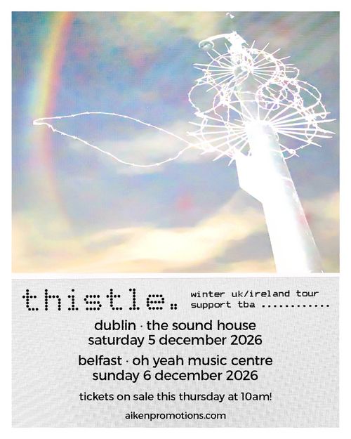 thistle. winter uk/ireland tour thistle. december 2026 tour poster
