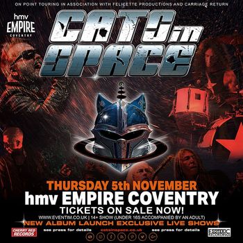 CATS in SPACE at hmv EMPIRE on 5 November 2026 gig poster
