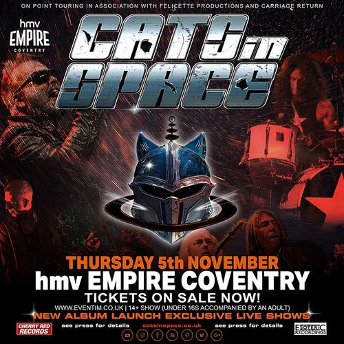 CATS in SPACE at hmv EMPIRE on 5 November 2026 gig poster