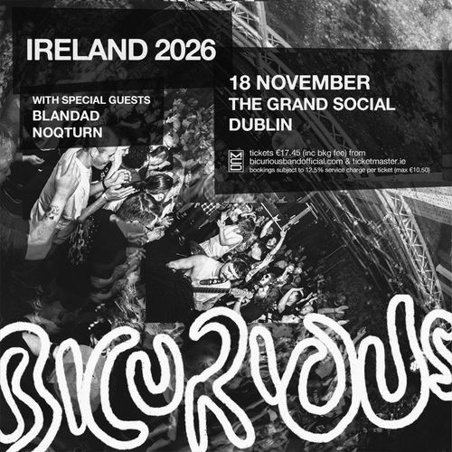 BICURIOUS Blandad, Noqturn at THE GRAND SOCIAL on 18 November 2026 gig poster