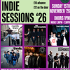 INDIE SESSIONS ‘26 The Outcharms, AFTERSHOW, THE MISSING DIAMONDS, manilla times, THE KELLOWS, The Tivolis gig poster