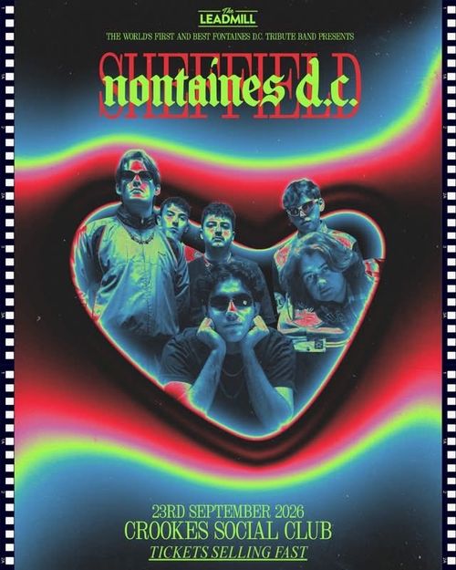 Nontaines D.C. at Crookes Social Club on 23 September 2026 gig poster